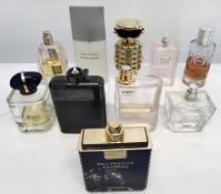 Forty perfumes/testers and related to include Chanel, Paco Rabanne, Dior, Burberry, Versace and more