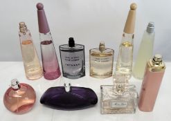 Forty perfumes/testers and related to include Dior, Issey Miyake, Mugler, CK and more! (please note: