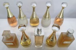 Thirty five Dior perfumes/testers and related (please note: bottles may have been used/packaging may