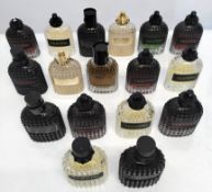 Thirty Valentino perfumes/testers and related (please note: some bottles may have been used/packagin