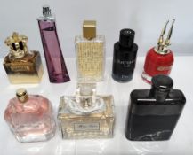 Thirty perfumes/testers and related to include Ralph Lauren, Jean Paul Gaultier, Dior, Jimmy Choo, B