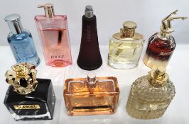 Thirty perfumes/testers and related to include Esteen Lauder, Ralph Lauren, Valentino, Jean Paul Gau