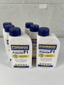 Six Fernox F1 Protector Central Heating Protector, 500ml.