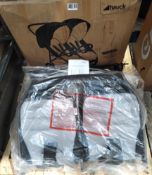 A Hauck rapid 3R duo stroller with instructions, box open. (may have missing parts, sold as seen)
