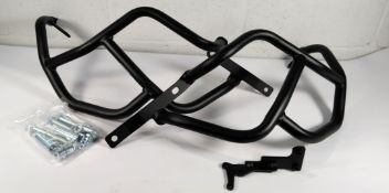 A set of motorbike engine crash bars.