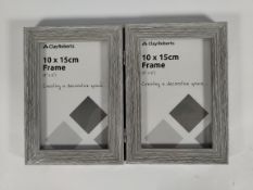 Fifty nine as new Clay Roberts 10 x 15cm twin frame, 4