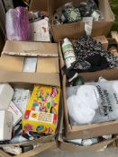 Assorted items to include toiletries and household.