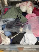 Assorted pre-owned clothing and related.