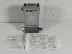 An as new Brooks Instrument mass flow controller (REF: SLAMF60S5AJA0Y2T1).