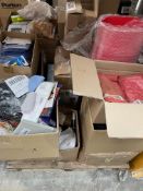 Assorted items to include homewares and toiletries.