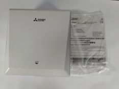 As new Mitsubishi Jet Hand Dryer (JT-S2AP-W-NB).