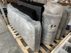 Five assorted mattresses.