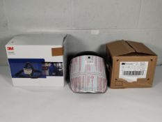 An as new 3M Versaflo respirator system (REF: TR315+) and a 3M Speedglas full-face visor.