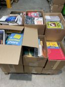 Assorted books, fiction, non-fiction, reference etc, both new and pre-owned.