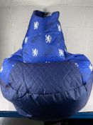 An as new Official Chelsea FC Bean Chair (perfect for gaming, lounging and watching TV).