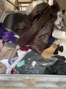 Assorted pre-owned clothing and related.
