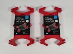Twenty four packs of as new Creative Handy Cable Winder, (5060247075556). *2 per pack.