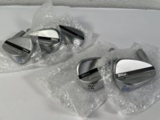 Five as new Ping s259 club heads (3 x RH, 2 x LH).