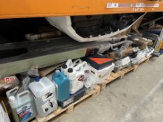 Assorted auto parts/accessories and related.