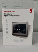 An as new Honeywell Home smart color thermostat, 7 day programmable (REF: RTH9585WF).