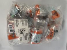 Approximately 200 Kubota 1/4 Push Rivets K1211 84560.