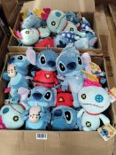 Forty five as new Disney Stitch soft plush teddys - various styles.
