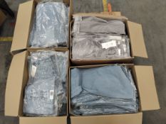 Seven boxes of as new clothing including Only Jeans, Elle Jackets and Comfort Bras, various sizes, (