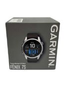As new Garmin Fenix 7S Premium Multisport GPS Watch (Box open) (S/N: 70J069001 EAN: 753759277819).