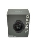 As new Garmin Instinct E 45mm Rugged GPS Smartwatch in Black with Charcoal Band (S/N: 8J0052427 EAN: