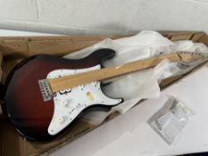 An as new Yamaha Pacifica 112J Electric Guitar, Old Violin Sunburst.
