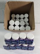 Thirty-two tubs of as new Mack's slim fit earplugs, 50 pairs a tub.