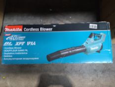 A Makita cordless blower 40v box unsealed no battery body only.