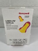 A Honeywell Laser Lite LS500 Dispenser Refill Yellow Earplugs (500 PR), 35dB.