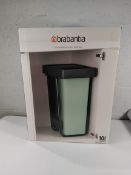 A boxed as new Brabantia sort and go built in bins 2x30ltr.