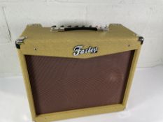 A Fazley Galactic Tube R 20 Watt 1x12 Combo Valve Amplifier with Reverb (a minor indentation to gril