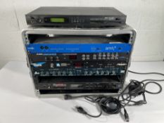 A pre-owned rack flight case with five six interfaces: E-MU Systems Morpheus Z-Plane Synthesizer (so