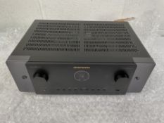 A pre-owned Marantz Cinema 60 DAB Dolby Atmos and DTS:X AV Receiver, black.