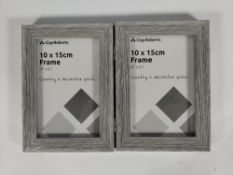 Fifty nine as new Clay Roberts 10 x 15cm twin frame, 4