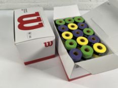 Two boxes of 60 Wilson Ultra Wrap Overgrip.