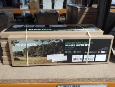 Eight boxed as new Dometic Winter Cover Sets WA 120/130, white.