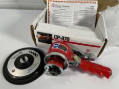 An as new Chicago Pneumatic CP870, Orbital Sander T023990 (150mm, 1/4