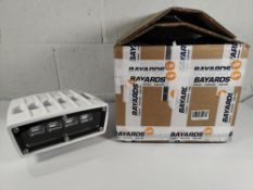 A Orga helideck LED floodlight HFL200EX-D-AC, input voltage: 110–254 VAC, 50/60 Hz, power consumptio