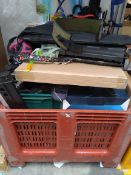 A quantity of assorted lost property items to include Advertising mirrors, gym accessories and relat