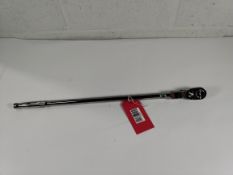 A Snap On long handle locking flex-head ratchet (SLX80A).