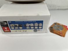 A boxed as new Ceylan Devran NG4 Master Electric Doner Kebab System with five extra blades.