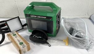 A hand held MY-M30F-MHB Laser Marker.