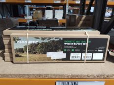 Eight boxed as new Dometic Winter Cover Sets WA 120/130, white.