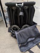 A pre-owned GB Pockit Air all terrain stroller with case.