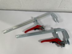 Two as new Bessey Lever Clamps - GH40 400/120.