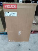 An as new Velux EKL CK04 2021M roof windows frame (55x98cm).
